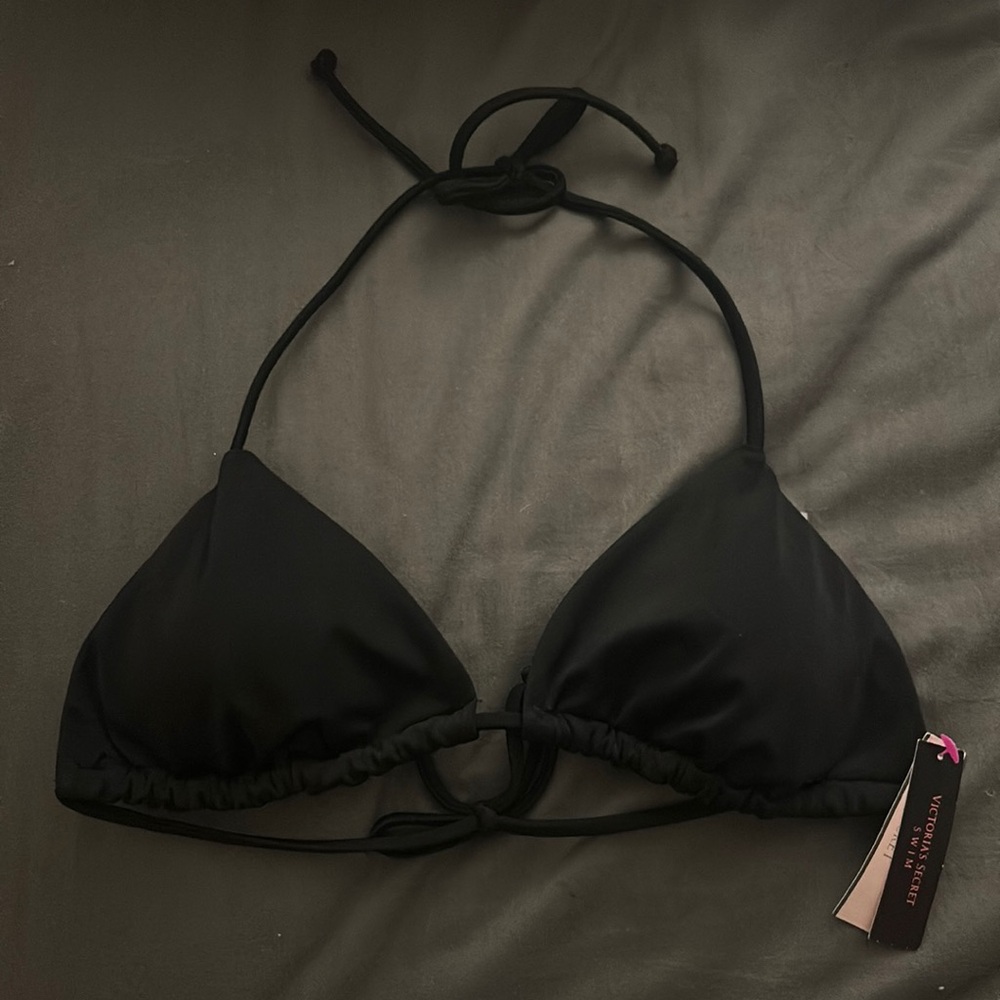 Victoria’s Secret Black Bikini Top Small